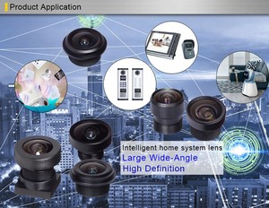 5MP f1.70 Khẩu độ lớn M8 ống kính S Mount 166 độ 1/4 "video ống kính máy ảnh - Product Image 5