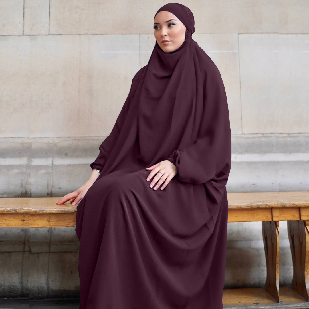 Hot selling women Plus size Modest Khimar Hijab Abaya Jilbab Muslim Clothing Prayer Abaya