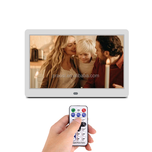 Vorteile 10 Zoll digitaler Bilderrahmen Full HD LCD IPS-Display Foto Musik Video Player Kalender Alarm Timer Fernbedienung - Product Image 1