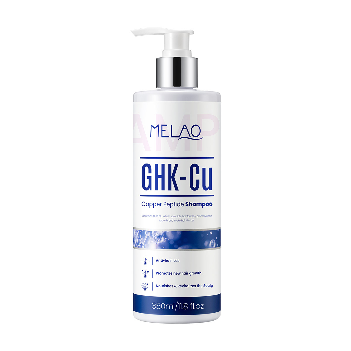 Shampoing aux peptides de cuivre GHK-Cu