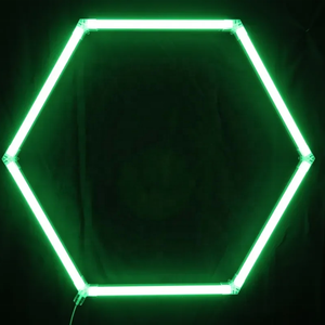 HanYin di alta qualità moderna Rgb luce esagonale Led per autolavaggio stazione di Garage lampada da soffitto Design esagonale luce Led - Product Image 4