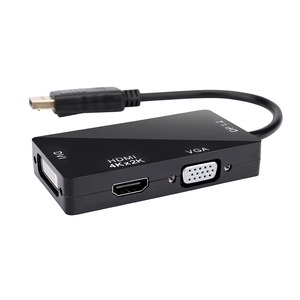多機能3 in 1 Displayport DP to DVI VGAコンバータアダプタディスプレイポートケーブル1080P PCラップトップ用Comput - Product Image 3