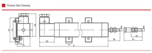 KTC Linearer Positions wandler 200mm 5K Ohm Entfernungs mess sensor Resistiver linearer Positions sensor - Product Image 6