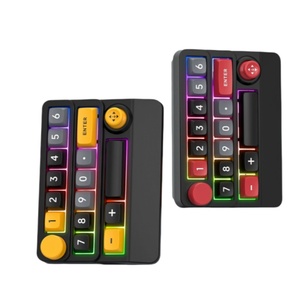 W909 15-คีย์ Tri-Mode คีย์บอร์ดไร้สาย, คีย์บอร์ดกลไก RGB แบบสลับได้ทั้งแบบถอดเปลี่ยนได้คีย์บอร์ดโปรแกรมแมโครเกม - Product Image 1