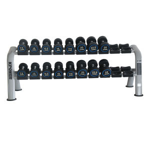 מתקן משקולות כפול מסחרי KPOWER Kanglejia K013 מברזל ופלדה, קיבולת 10 זוגות, לשימוש פנימי - Product Image 5