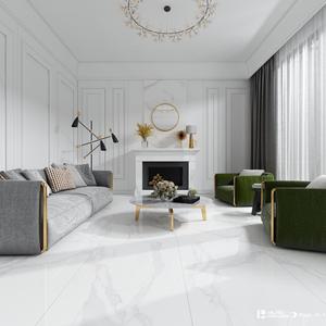 HILITE sıcak satış 60x60 Porcelanto parlak standart beyaz porselen seramik duvarlar ve zemin karosu