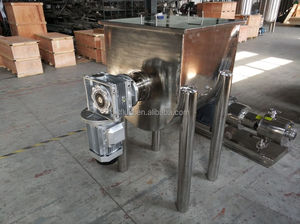 Ribbon Mixing Machine 300kg Dry Powder Feed <strong>Granular</strong> Industrial Horizontal Ribbon Blender <strong>Mixer</strong>