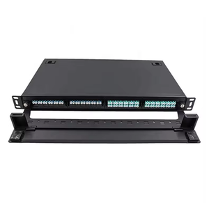 Cfofc 1U montaje en rack MTP / MPO cassette Patch Panel ,19 pulgadas ODF Panel 3 módulo MTP a 12 x LC dúplex - Product Image 1