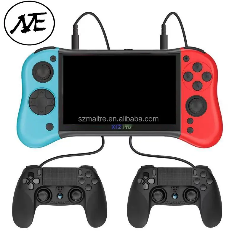 Neue 5,1 Zoll X12 Pro Multifunktion ale tragbare Handheld Game Box Player 3000 Spiele Videospiel konsolen mit zwei Spielern