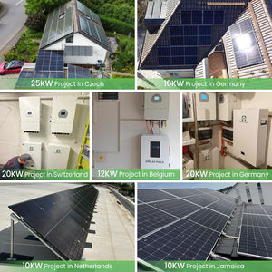 电网混合动力1kw 2kw 5 kw太阳能系统10kw离网模块房屋太阳能光伏屋顶安装在一个系统中 - Product Image 3