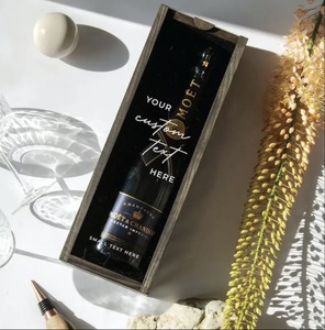 木制精美酒盒独特个性化礼物生日礼物创意雕刻木瓶盒