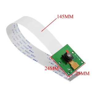 Raspberry Pi 3 Modelo B + Módulo de cámara 1080P 720p Mini Cámara 5MP Webcam Cámara de video compatible con Raspberry Pi 2 Modelo B