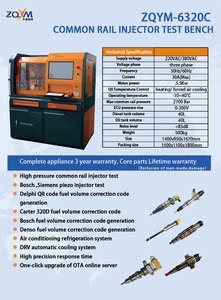 ZQYM 6320C diesel Injector Common Rail Injector Test Bench with <strong>testing</strong> the piezo injector <strong>functions</strong> - Product Image 5