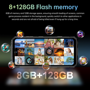Nuovo Smartphone Robusto I18 2025 8GB+128GB Impermeabile IP68 Sbloccato <span class=keywords><strong>Android</strong></span> 14 Visione Notturna 10000mAh <span class=keywords><strong>Dual</strong></span> SIM Telefono Corazzato - Product Image 5