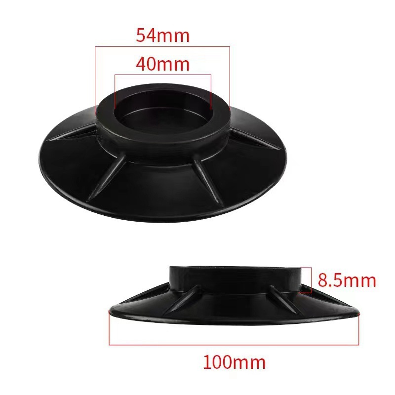 Un lot de 4 ventouses en caoutchouc