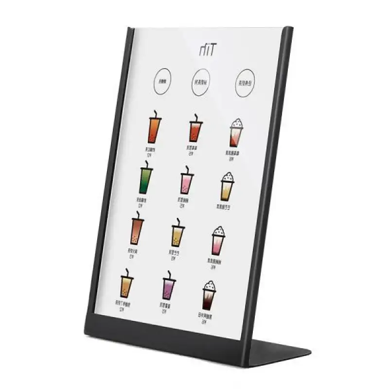 Özel boyut akrilik kart teşhir standı standı yeni şeffaf menü ekranı tutucu