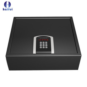 Caja de seguridad con cerradura Digital abierta superior para depósito de dinero para computadora portátil Código de 3-8 dígitos 20 años 2MM Servicios de hotel negros para uso doméstico en hoteles