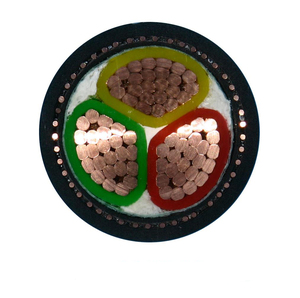 0.6/1kv Sınıf 2 bakır telli iletken PVC İzolasyon PVC Dış Kılıf Siyah NYY Kablo 2x1. 5mm2 - Product Image 3