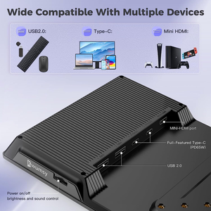 ポータブルタッチスクリーンモニター12.3 "IPS 10ポイントタッチUsb cラップトップ電話用コンピュータスイッチPS5 - Product Image 3