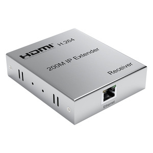 200M H.264 HDMI IP Extender IR-Steuerung Cat5e Cat6 Netzwerk HDMI Matrix USB RJ45 Ausgang 12V Eingang Unterstützt HDMI Loop Metal