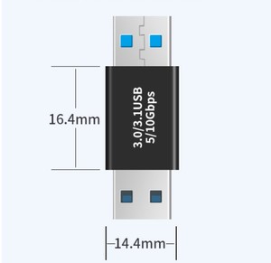 USB3.0 USB หญิงกับ USB อะแดปเตอร์หญิง/ชายกับชาย Usb ข้อมูลอะแดปเตอร์แปลงขยาย - Product Image 4