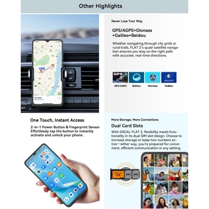 Fabrika toptan Blackview Oscal düz 2 4GB + 256GB 6.6 inç Android 14 Unisoc T606 Octa çekirdek 4G cep telefonu