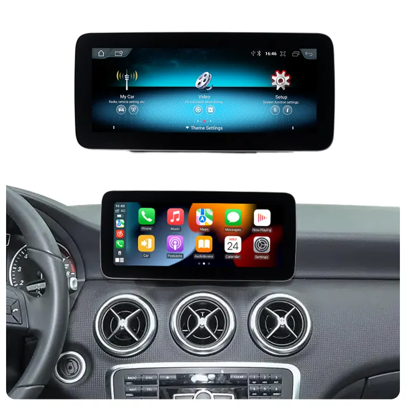 10.25/12.3 "blu-Ray Screen Android 13 autoradio per Mercedes Benz A/CLA/GLA classe Carplay Wireless di navigazione GPS