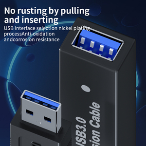 สายต่อขยาย3.0 USB แบบอิสระ5Gbps เสถียรภาพในการส่ง30เมตรมีถักเปียป้องกันสำหรับกล้องคอมพิวเตอร์ - Product Image 3