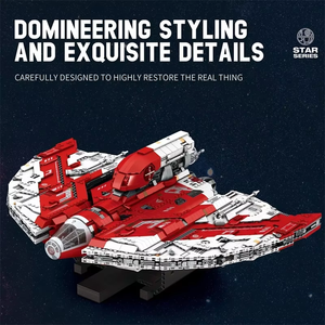 Custom Brick Set 99006 UCS T6-Shuttle Star Spacecraft Wars <strong>Battleship</strong> MOC DIY Assembly Bricks Model <strong>Toys</strong> Building Blocks Sets - Product Image 3