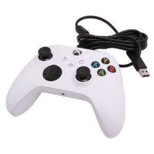 XBOシリーズS/XおよびPCWIN8/10用のUSB有線ゲームパッドコントローラー-ホワイト - Product Image 1