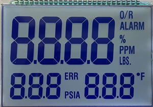 ROHS Factory Custom 7 segmento COB COG modulo LCD Display monocromatico con schermo personalizzato
