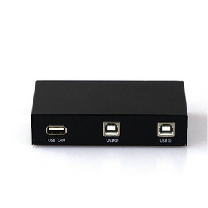 プリンタースキャナーコネクタタイプa用2ポートUSB 2.0自動共有スイッチ - Product Image 1