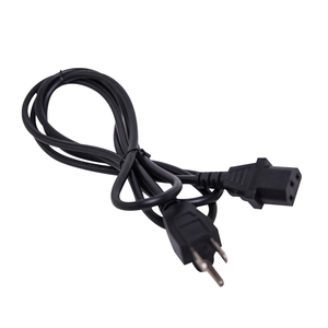 3 Pin AC güç kablosu IEC 320 C 13 soket 125V 10-15AWG AC uzatma kablosu güç - Product Image 1