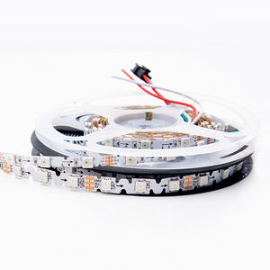 Zigzag Bendable S Shaped Curve Type Addressable Digital WS2812B <strong>5050</strong> 5mm 8 RGB Pixel 48 60 <strong>Leds</strong>/m <strong>5V</strong> ZIG ZAG <strong>LED</strong> Strip Light - Product Image 6