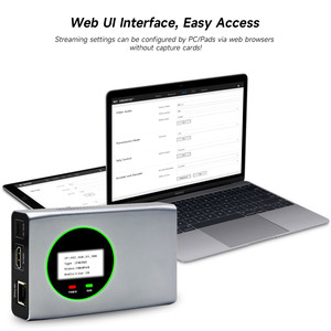 Codificador/decodificador de transmisión en vivo de video NDI HDMI 1080P HDMI a convertidor NDI completo - Product Image 4