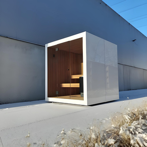 High-End Smart Square Sauna With Touch <strong>Control</strong> Panel and <strong>Automatic</strong> Air Circulation <strong>System</strong>