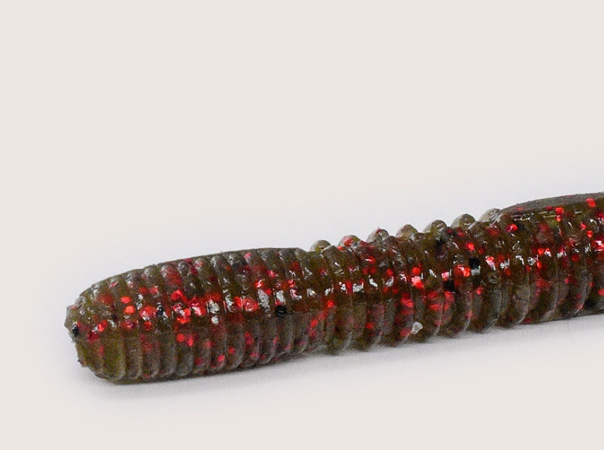Flotteur à descente lente, forte odeur de poisson, rouge foncé, 12 cm - paquet de 15.