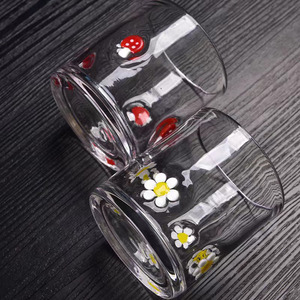 Modern 400ml çift eski moda cam vazo ile Minimalist mantar kakma düğün süslemeleri veya ev kullanımı için - Product Image 3