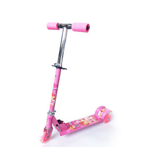 Büyük tekerlekli ayaklı scooter ile led ışık, ucuz fiyat 2 ön tekerlekli ayaklı scooter , kick scooter iki 200mm tekerlekler - Product Image 2