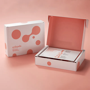 Biểu tượng tùy chỉnh in sóng Bìa vận chuyển hộp tái chế các tông bưu phẩm nến thương mại điện tử bao bì - Product Image 2