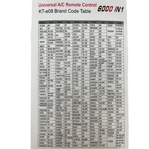 KT-E08 evrensel klima uzaktan kumanda için hemen hemen tüm Barnds A/C Toshiba PANASONIC SANYO FUJITSU klima - Product Image 6