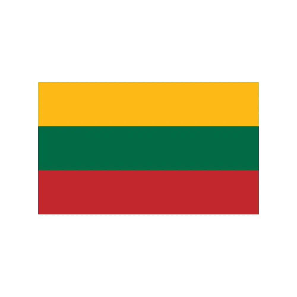Flagnshowハイエンドプリント3x5フィート90x150cmリトアニア国際線リトアニア旗100% ポリエステル