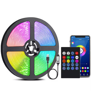 Sunled alçak gerilim 12V esnek Rgbic akıllı uzaktan kumanda RGB Led TV için 5050 şerit ışık - Product Image 1
