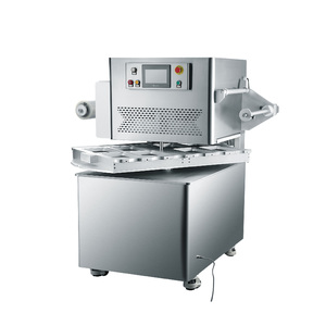 ZT-480A High Efficient Easy <strong>Use</strong> PLC Omron Control 2 Station Rotation Work Fast Vacuum Skin Packing Sealer Machine Mold Customize - Product Image 1