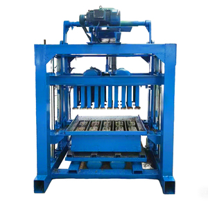 QT4-24 Semi-<strong>Automatic</strong> Small Brick <strong>Making</strong> <strong>Machine</strong> Concrete <strong>Block</strong> Hollow <strong>Block</strong> <strong>Machine</strong> with Mold &amp; Motor Core Components - Product Image 1