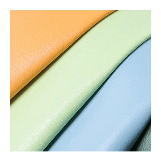 Impermeable imitación vaca textura 0,7mm Vegan PU Artificial Faux Material de cuero sintético para sofás productos de cuero artesanal
