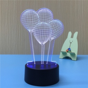 Vendita calda luce <span class=keywords><strong>Led</strong></span> per la casa luce del telecomando per la notte romantica USB 3D lampada a forma di fiore