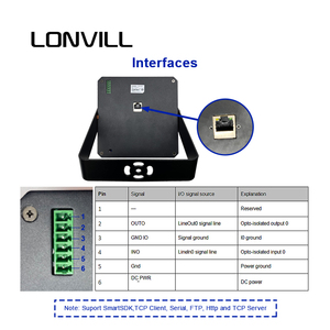 Oem công nghiệp cố định gắn kết dữ liệu ma trận mã scacnner tự động thông minh máy ảnh 2D <span class=keywords><strong>code</strong></span> <span class=keywords><strong>Reader</strong></span> Scanner cho PLC băng tải - Product Image 5