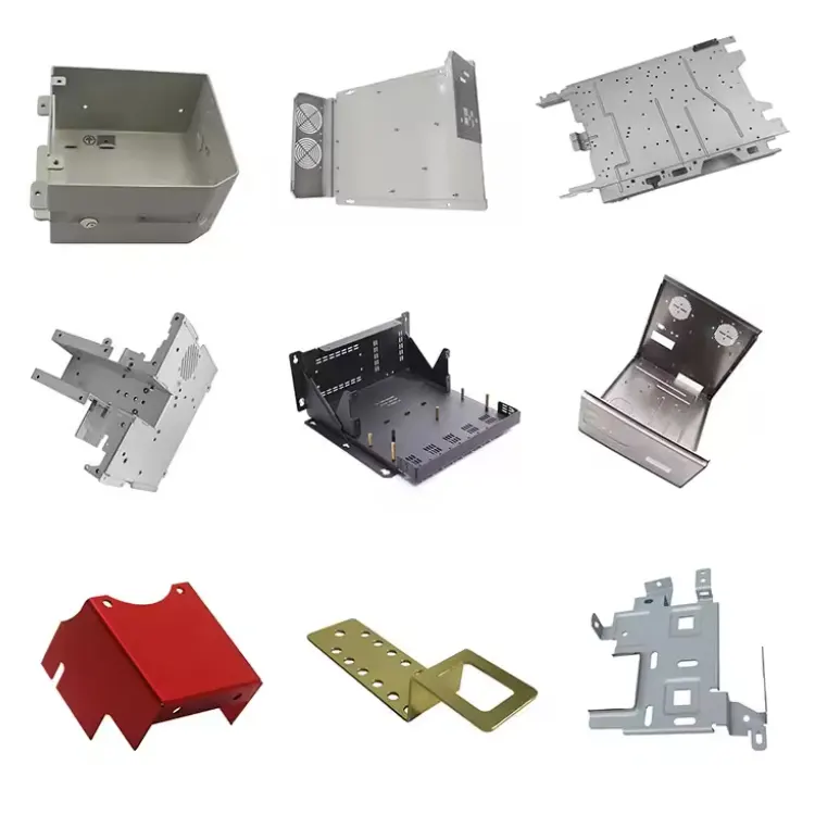 Custom Anodized Metal Case Sheet Metal Bending Cutting Sheet Steel Sheet Metal Products Fabrication