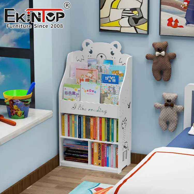 Ekintop-mueble de madera montessori para niños, librería de estilo minimalista